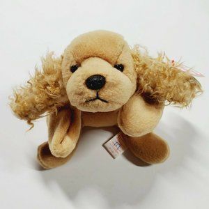 Ty Beanie Baby Spunky the Dog DOB January 14, 1997 MWMT